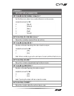 Preview for 49 page of CYP EL-7400V Operation Manual