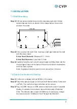 Preview for 11 page of CYP Hyshare Pro Operation Manual