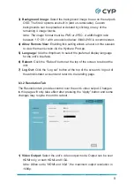 Preview for 15 page of CYP Hyshare Pro Operation Manual