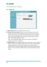 Preview for 22 page of CYP Hyshare Pro Operation Manual