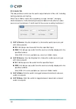 Предварительный просмотр 38 страницы CYP MED-VPR-3420 Operation Manual