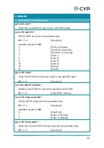 Предварительный просмотр 61 страницы CYP MED-VPR-3420 Operation Manual