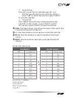 Preview for 17 page of CYP OR-HD62CD Operation Manual