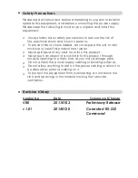 Preview for 2 page of CYP PRO-3GSDI44 Operation Manual