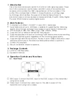 Предварительный просмотр 3 страницы CYP PU-108 Operation Manual