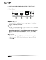 Preview for 8 page of CYP PU-507RX-2H Operation Manual