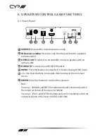 Preview for 8 page of CYP PU-507RX-SCD Operation Manual