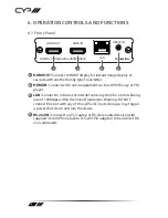 Предварительный просмотр 7 страницы CYP PU-507TX-1H Operation Manual