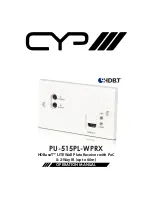 CYP PU-515PL-WPRX Operation Manual preview