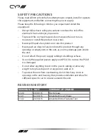 Preview for 3 page of CYP PU-515PL-WPRX Operation Manual