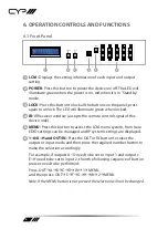 Preview for 8 page of CYP PU-8H8HBT Operation Manual