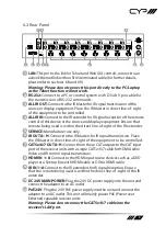 Предварительный просмотр 9 страницы CYP PU-8H8HBT Operation Manual