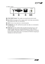 Preview for 9 page of CYP PUV-1510TX Operation Manual