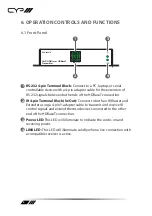 Preview for 8 page of CYP PUV-3000RX Operation Manual