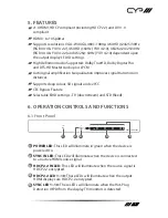 Preview for 7 page of CYP QU-110S-4K22 Operation Manuals