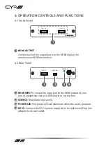 Preview for 8 page of CYP QU-12S-4K Operation Manual