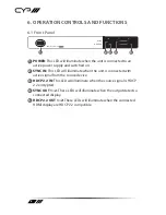 Предварительный просмотр 8 страницы CYP QU-12S-4K22 Operation Manual