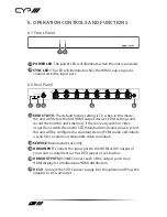 Preview for 8 page of CYP QU-16E-4K Operation Manual