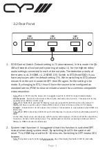 Предварительный просмотр 5 страницы CYP QU-4M Operation Manual