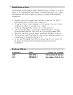 Preview for 2 page of CYP QU-DV12 Operation Manual