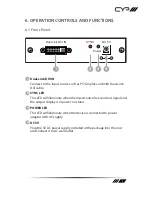 Preview for 7 page of CYP QU-DV12DL Operation Manual