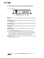 Preview for 8 page of CYP SY-12H-4K22 Operation Manuals