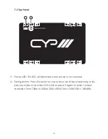 Предварительный просмотр 7 страницы CYP SY-298H Operation Manual