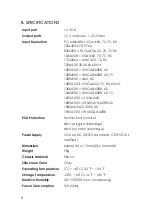 Preview for 9 page of CYP SY-PT385A Operation Manual