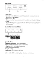 Preview for 3 page of CYP VOPEX-HDMI-2-LC Operation Manual