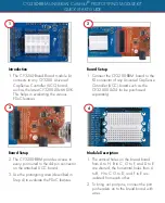 CYPRES CapSense Quick Start Manual preview