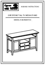 Preview for 1 page of Cypress Hills AXCRGREY15 Assembly Instructions Manual