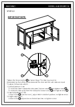 Preview for 17 page of Cypress Hills AXCRGREY15 Assembly Instructions Manual