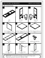 Preview for 5 page of Cypress Hills MARANA AXCCMAR22 Assembly Instructions Manual