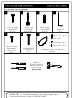 Preview for 6 page of Cypress Hills MARANA AXCCMAR22 Assembly Instructions Manual