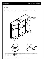 Preview for 15 page of Cypress Hills MARANA AXCCMAR22 Assembly Instructions Manual