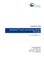 Предварительный просмотр 1 страницы Cypress Semiconductor CapSense CY8CKIT-022 Manual