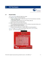 Предварительный просмотр 12 страницы Cypress Semiconductor CapSense CY8CKIT-022 Manual