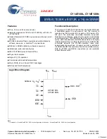 Cypress Semiconductor CY14E108L Manual preview