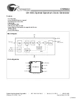 Cypress Semiconductor CY25822-2 Specification Sheet preview