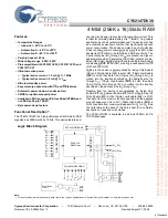 Preview for 1 page of Cypress Semiconductor CY62147DV30 Specification Sheet