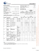 Preview for 3 page of Cypress Semiconductor CY62147DV30 Specification Sheet