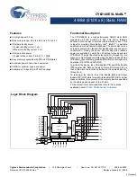 Preview for 1 page of Cypress Semiconductor CY62148ESL Specification Sheet