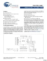 Preview for 1 page of Cypress Semiconductor CY62157ESL Specification Sheet