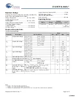 Preview for 3 page of Cypress Semiconductor CY62157ESL Specification Sheet