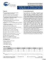 Preview for 1 page of Cypress Semiconductor CY7C1161V18 Specification Sheet