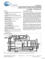 Preview for 1 page of Cypress Semiconductor CY7C1231H Specification Sheet