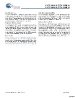 Preview for 9 page of Cypress Semiconductor CY7C1241V18 Specification Sheet