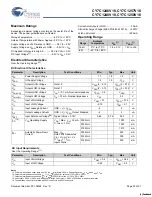 Preview for 20 page of Cypress Semiconductor CY7C1246V18 Specification Sheet