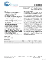 Cypress Semiconductor CY7C1292DV18 Specification Sheet preview