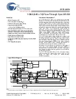 Cypress Semiconductor CY7C1297H Specification Sheet preview